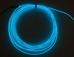 Blue 13 Feet long Flexible EL Wire Glowing Neon Car Light + 1 Inverter