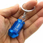 Auto racing sports D1 Spec vehicle car part wheel screw nut keychain key chain keyring
