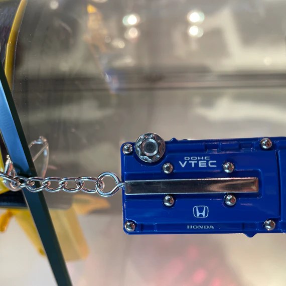 Car Key Accessories Metal JDM VTEC DOHC Engine K20 Car Turbo Keychain Ring For Honda CIVIC GK5 B16 B18C EK9 Jazz