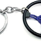 Steering Wheel Keychain Keychains Key Fob Key Chain Keyring Wallet Key Pendants Steering Wheel Charm Keychain Pendant Bag Hanging Charm Keychain Hanging Decor Zinc Alloy