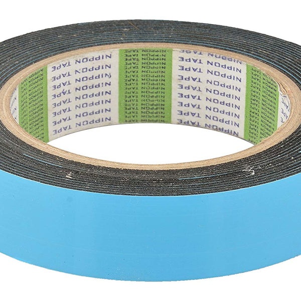 Nippon Double Sided Foam Tape 20 mm x 10 ft, Blue