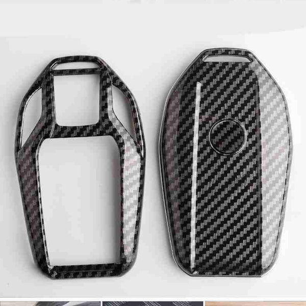 BMW LCD Display ABS Key Cover Case With Keychain