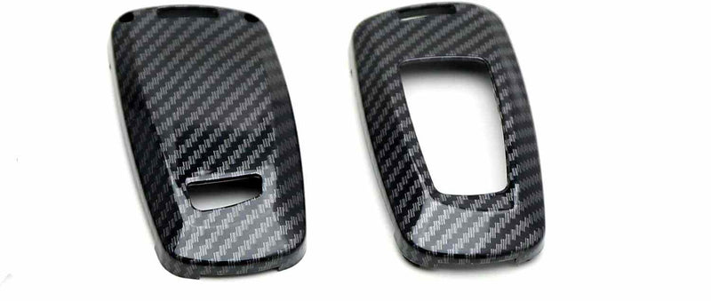 BMW Smart Key 4 Button ABS+Silicone Car Key Cover Case With Keychain For X4, X3, 5 Series, 6 Series, 3 Series, 7 Series