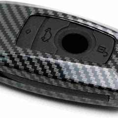 BMW Smart Key 4 Button ABS+Silicone Car Key Cover Case With Keychain For X4, X3, 5 Series, 6 Series, 3 Series, 7 Series