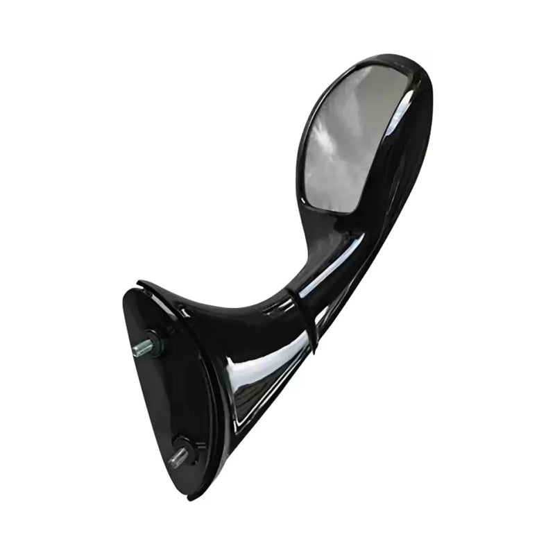 Black Toyota New Fortuner Car Bonnet Fender Side Mirror Wide Angle View
