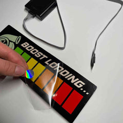 BOOST LOADING JDM Glow Panel Electric Marker Lamp LED Light Sticker Flashing