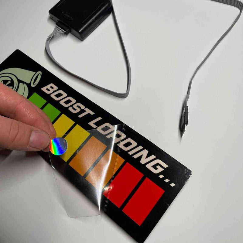 BOOST LOADING JDM Glow Panel Electric Marker Lamp LED Light Sticker Flashing