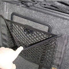 Universal Car Boot Seat Side Back Storage Net Mesh Bag Phone Holder Pocket Organizers