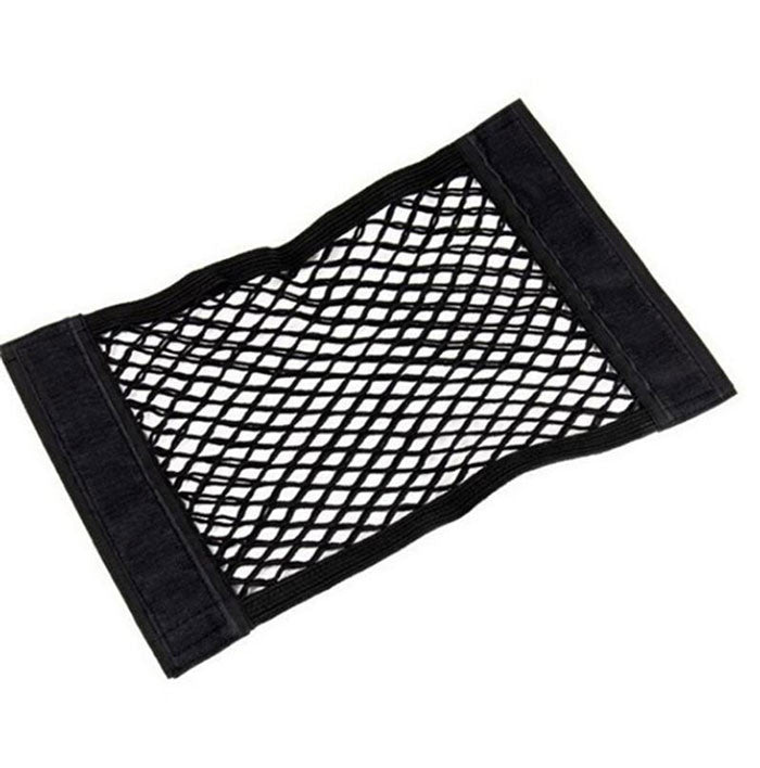 Universal Car Boot Seat Side Back Storage Net Mesh Bag Phone Holder Pocket Organizers