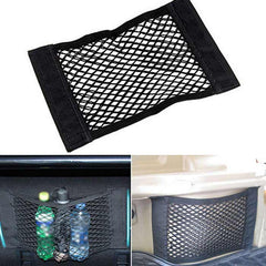 Universal Car Boot Seat Side Back Storage Net Mesh Bag Phone Holder Pocket Organizers
