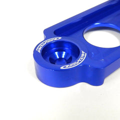 UNIVERSAL BLUE BILLET ALUMINIUM BATTERY TIE DOWN BIG BRACKET FOR CAR
