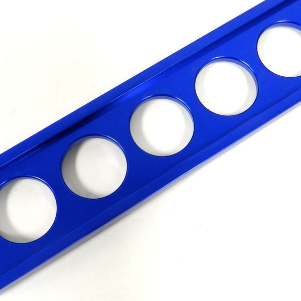 UNIVERSAL BLUE BILLET ALUMINIUM BATTERY TIE DOWN BIG BRACKET FOR CAR