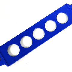 UNIVERSAL BLUE BILLET ALUMINIUM BATTERY TIE DOWN BIG BRACKET FOR CAR