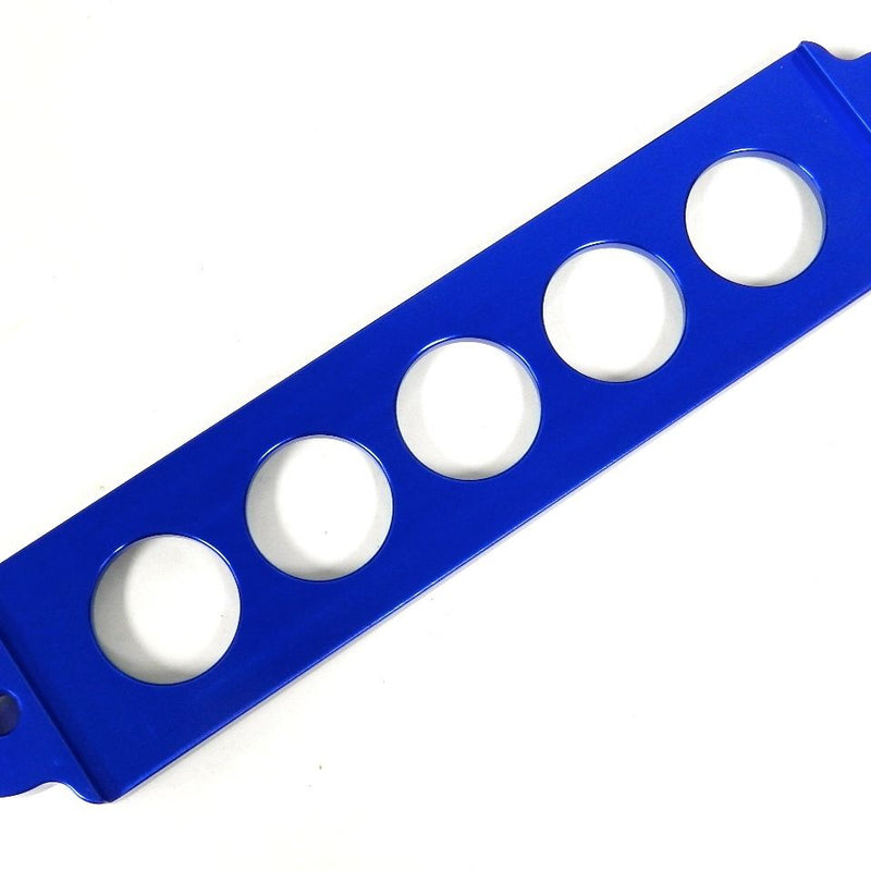 UNIVERSAL BLUE BILLET ALUMINIUM BATTERY TIE DOWN BIG BRACKET FOR CAR