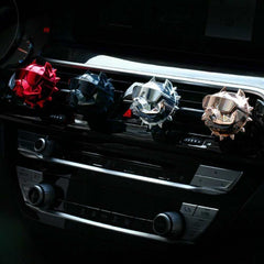 Pitbull Bulldog Dog Mix Color Car Fragrance Diffuser with Vent Clip Automotive Air Freshener Purifier 2 Aromatherapy Tablets Included