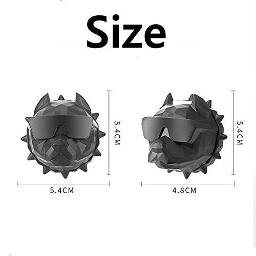 Pitbull Bulldog Dog Mix Color Car Fragrance Diffuser with Vent Clip Automotive Air Freshener Purifier 2 Aromatherapy Tablets Included