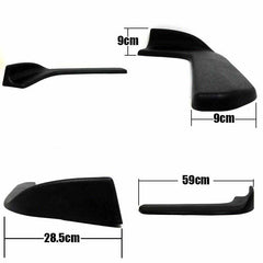 BUMPER BODY KIT SPLITTERS FLEX CANARDS FLIPPERS VALANCE SPOILER LIP (502)