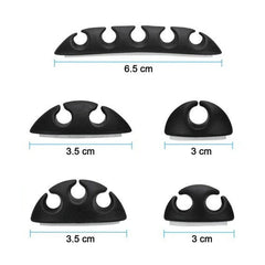 CABLE CLIPS MULTI PURPOSE CABLE ORGANIZER , WIRE HOLDER FOR DESK AND TABLE USE