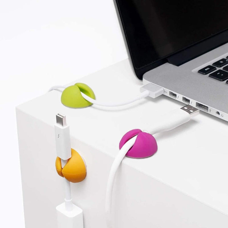 CABLE CLIPS MULTI PURPOSE CABLE ORGANIZER , WIRE HOLDER FOR DESK AND TABLE USE