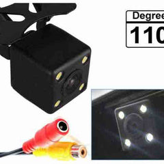 4LED CCD Night Vision Car Rear View Backup Reverse Parking Number Plate Camera 110Wide-angle