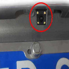 4LED CCD Night Vision Car Rear View Backup Reverse Parking Number Plate Camera 110Wide-angle