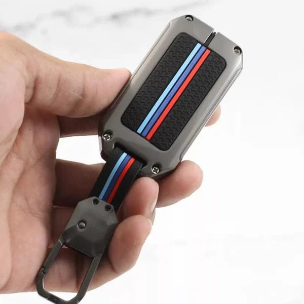 Car 2 Button Metal Key Cover For Honda Elevate