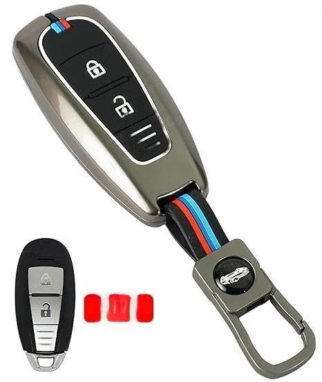 Car 2 Button Smart Key Cover For Maruti Suzuki Baleno Vitara Brezza Ignis S-Cross Ciaz