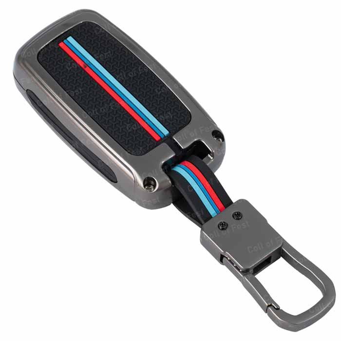 Car 3 Button Flip Key Metal Key Cover Compatible With Polo Vento Jetta Ameo Passat And Skoda Rapid Laura Superb Octavia Fabia Yeti