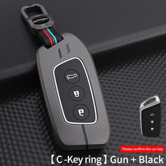 Car 3 BUTTON Metal Key Cover Suitable For MG HECTOR, COMET EV, HECTOR PLUS, ASTOR, GLOSTER AND ZS EV