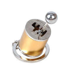 Car 6 Speed Gearbox Gear Shift Key Chain Ring Fob Keyring Racing Tuning Model