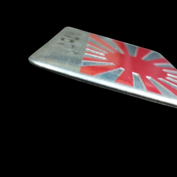 Car Aluminum JDM Japan Japanese Flag Exterior Accessories Emblem Badge Sticker Decal