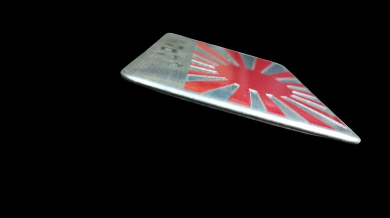Car Aluminum JDM Japan Japanese Flag Exterior Accessories Emblem Badge Sticker Decal
