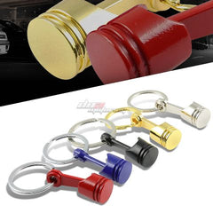 Car and Bike Racing Metal Keychain Engine Block Piston/ Rod Assembly Keyring (RED)