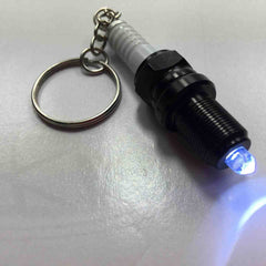 Car and Bike Racing Metal Keychain Engine Spark Plug Assembly Keyring