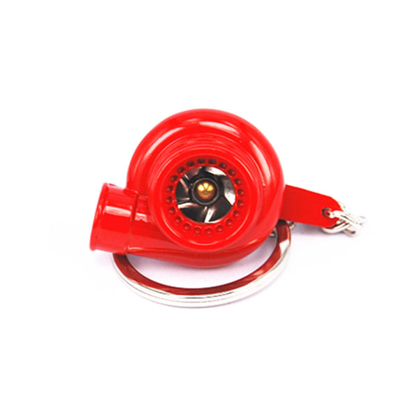 Car and Bike Racing Metal Turbo Charger Bearing Spinning Turbine Keychain