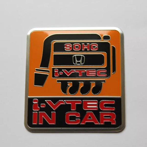 Car Autotmotive Exterior Accessories Honda i-VTEC Trunk Side Rear Metal Emblem Badge Decal Sticker