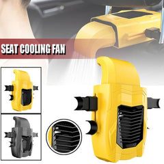 Car Back Seat Cooling Fan Portable 3 Speed Adjustable Electric Headrest Fan
