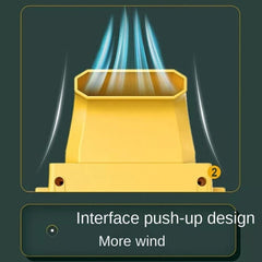 Car Back Seat Cooling Fan Portable 3 Speed Adjustable Electric Headrest Fan