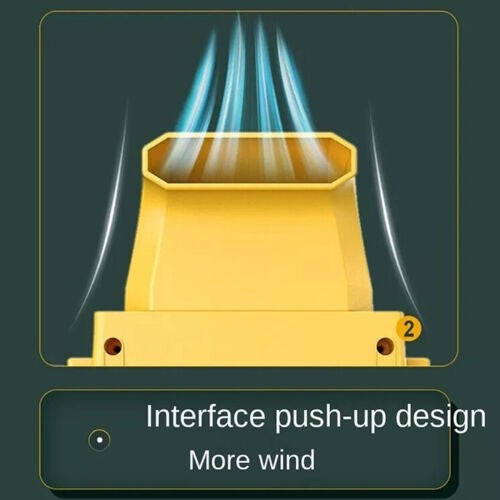 Car Back Seat Cooling Fan Portable 3 Speed Adjustable Electric Headrest Fan