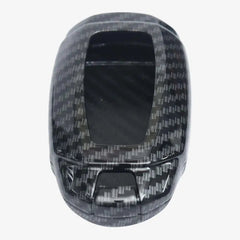 Car Carbon Black 4 Button Hard Shell Key Fob Cover for Hyundai Verna 2020 Smart Key Fob