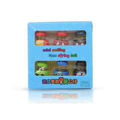 CAR DASHBOARD SPRING DANCING BOBBLE HEAD TOYS (SET OF 6 PCS)