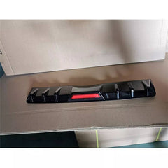 Car Glossy Black Rear Bumper Diffuser Lip Spoiler Trim w/o Tail Light