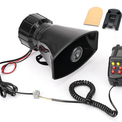 Car Jeep SUV 5 Tone Loud Hooter with Mic VIP Siren 100 watts with Mic Speaker kit