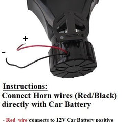 Car Jeep SUV 5 Tone Loud Hooter with Mic VIP Siren 100 watts with Mic Speaker kit