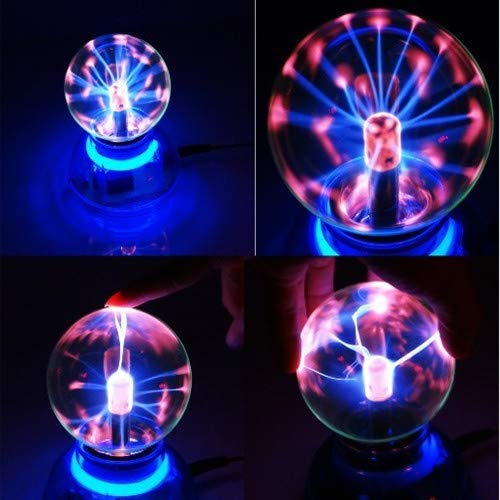 Car LED Plasma Magic Ball Electrostatic Lamp DJ Lights Party Lighting Car Music Sound Control(Assorted Color)