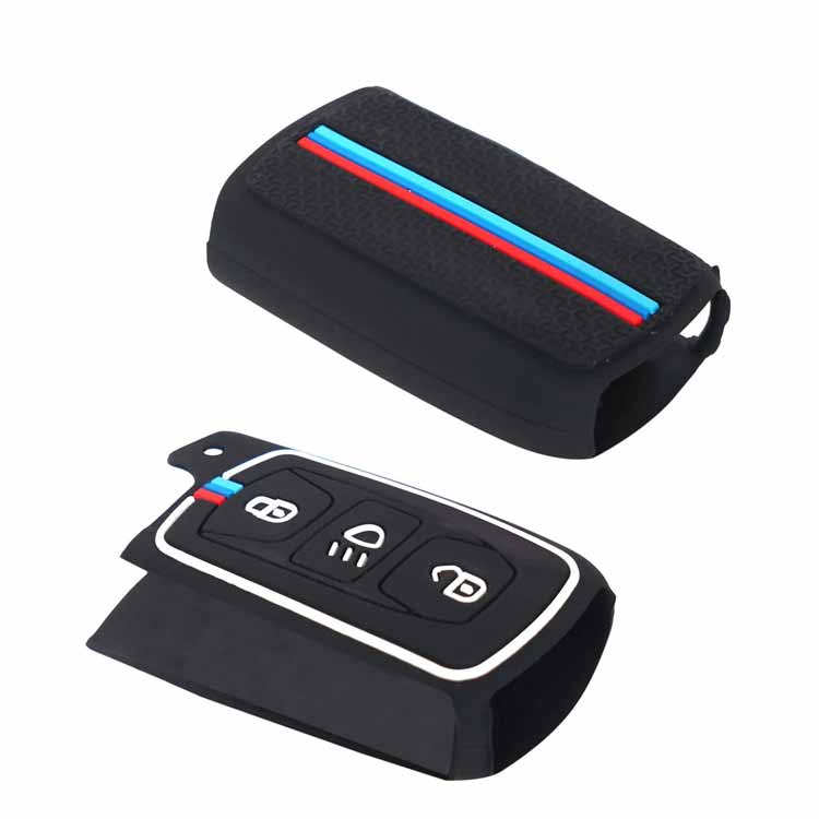 Car Metal 3 Button Flip Key Cover Compatible with Tata Tiago Nexon Altroz Safari Storme Zest Bolt Tigor Punch Hexa