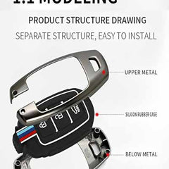 Car Metal Key Cover For Hyundai Verna