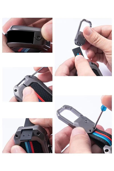 Car Metal Key Cover for TATA Nexon, Harrier, Safari, Altroz, Tigor, EV Electric, EV Max, Punch, Tiago