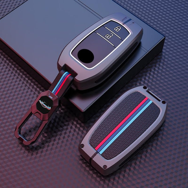 Car Metal Key Cover For Toyota Innova Crysta, Hilux