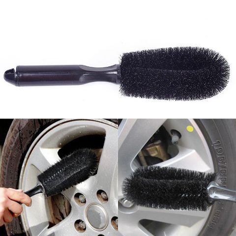 Car Motorcycle Wheel Tire Rim Scrub Brush Washing Cleaning Tool